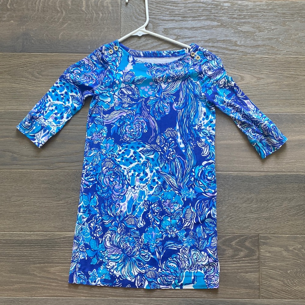 Lilly Pulitzer girls size M 6/7 straight fit Sophie  dress Excellent Condition